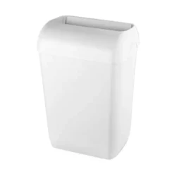 Afvalbak Kunststof Wandmontage Wit (43 liter)
