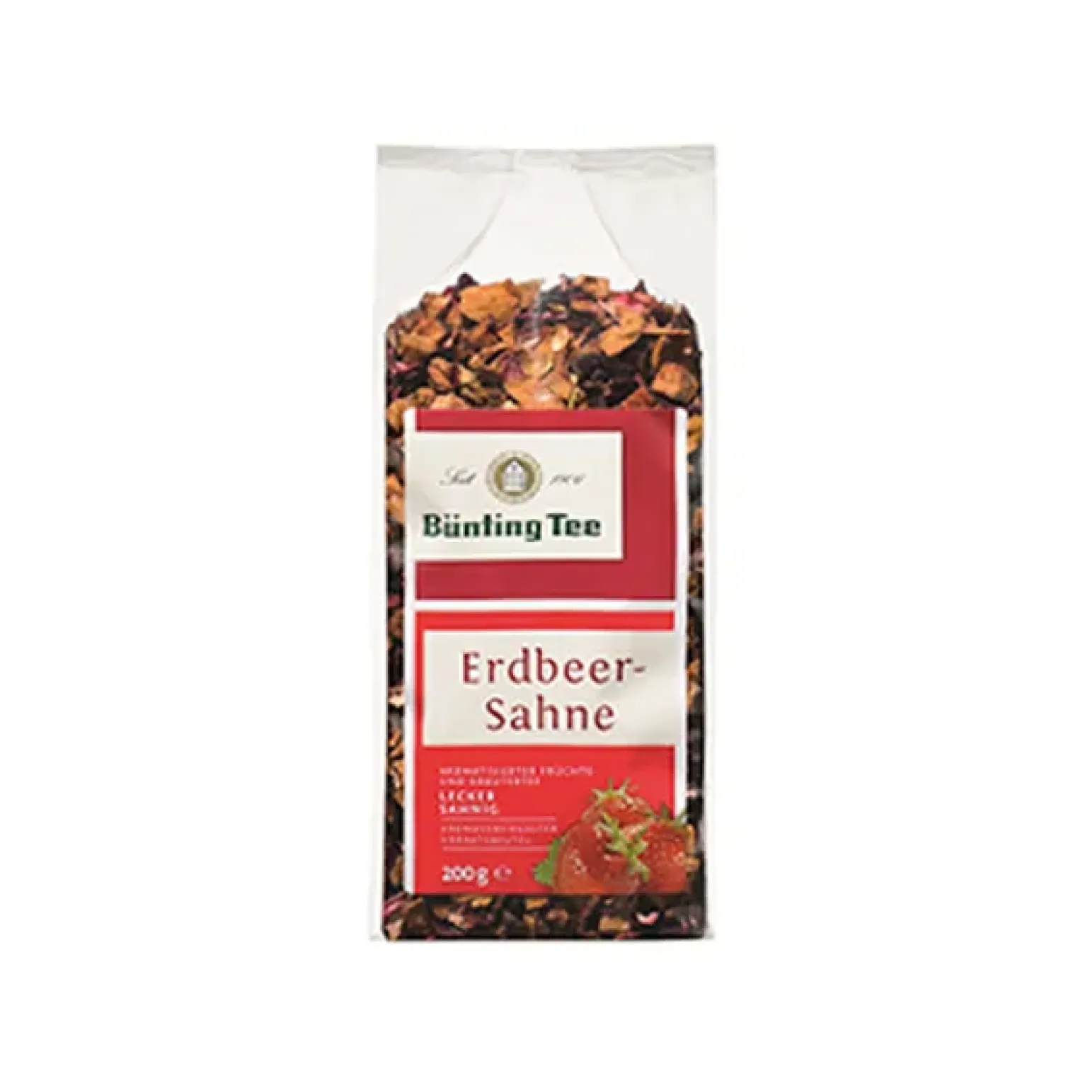 Bunting Tee Fruchtetee Erdbeer-sahne Zak (6x 200gr)