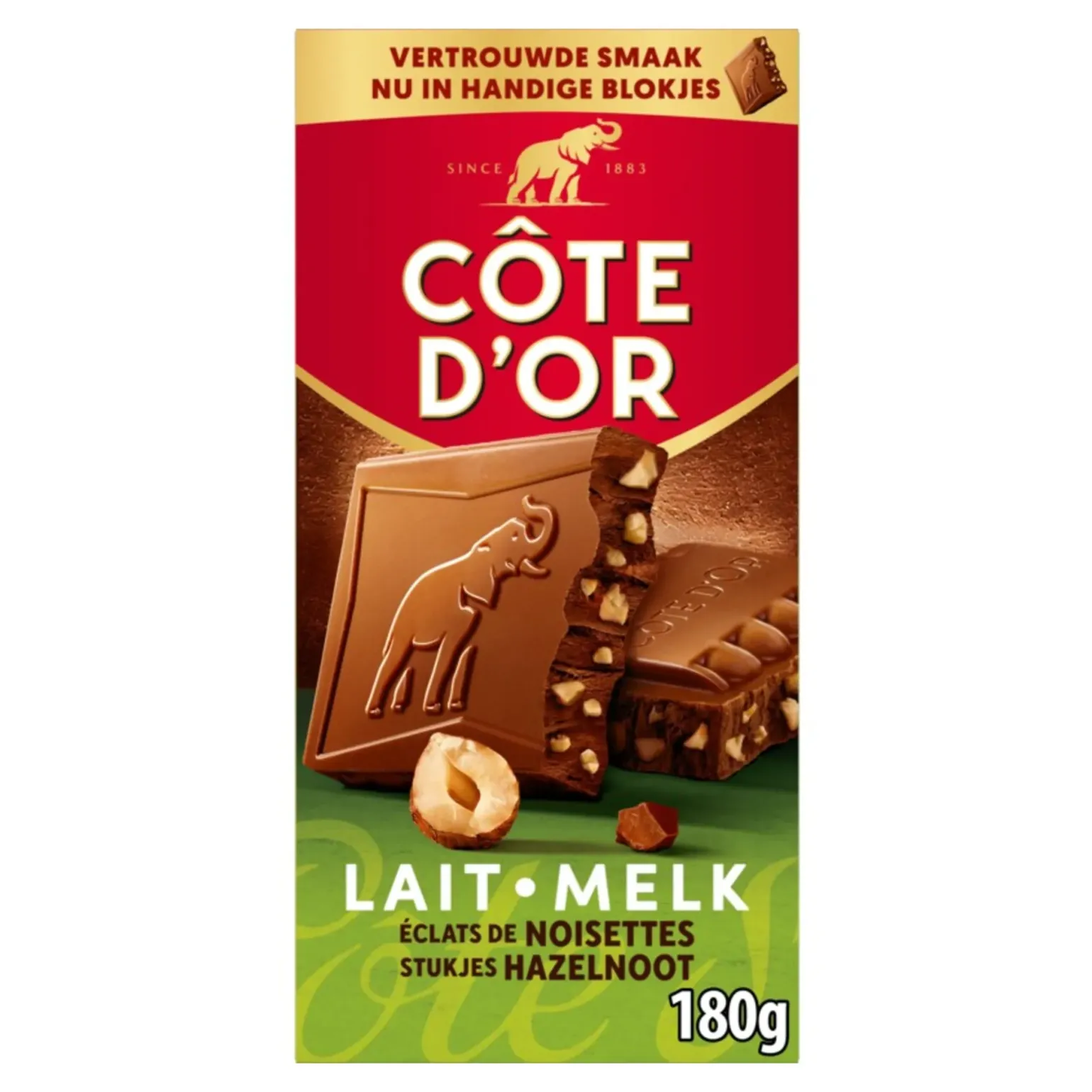 Cote d’Or Original tablet melk noot (18x 180gr)