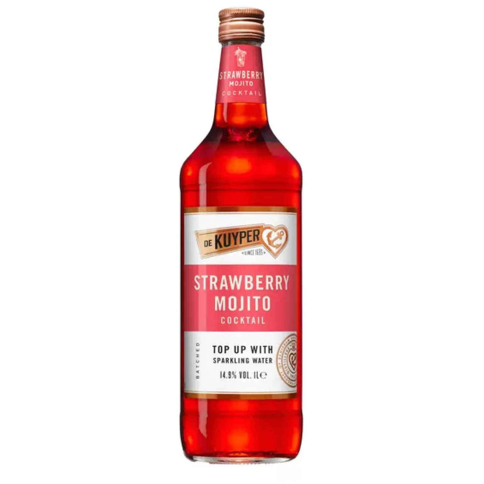 De Kuyper Strawberry Mojito Cocktail (1 liter)