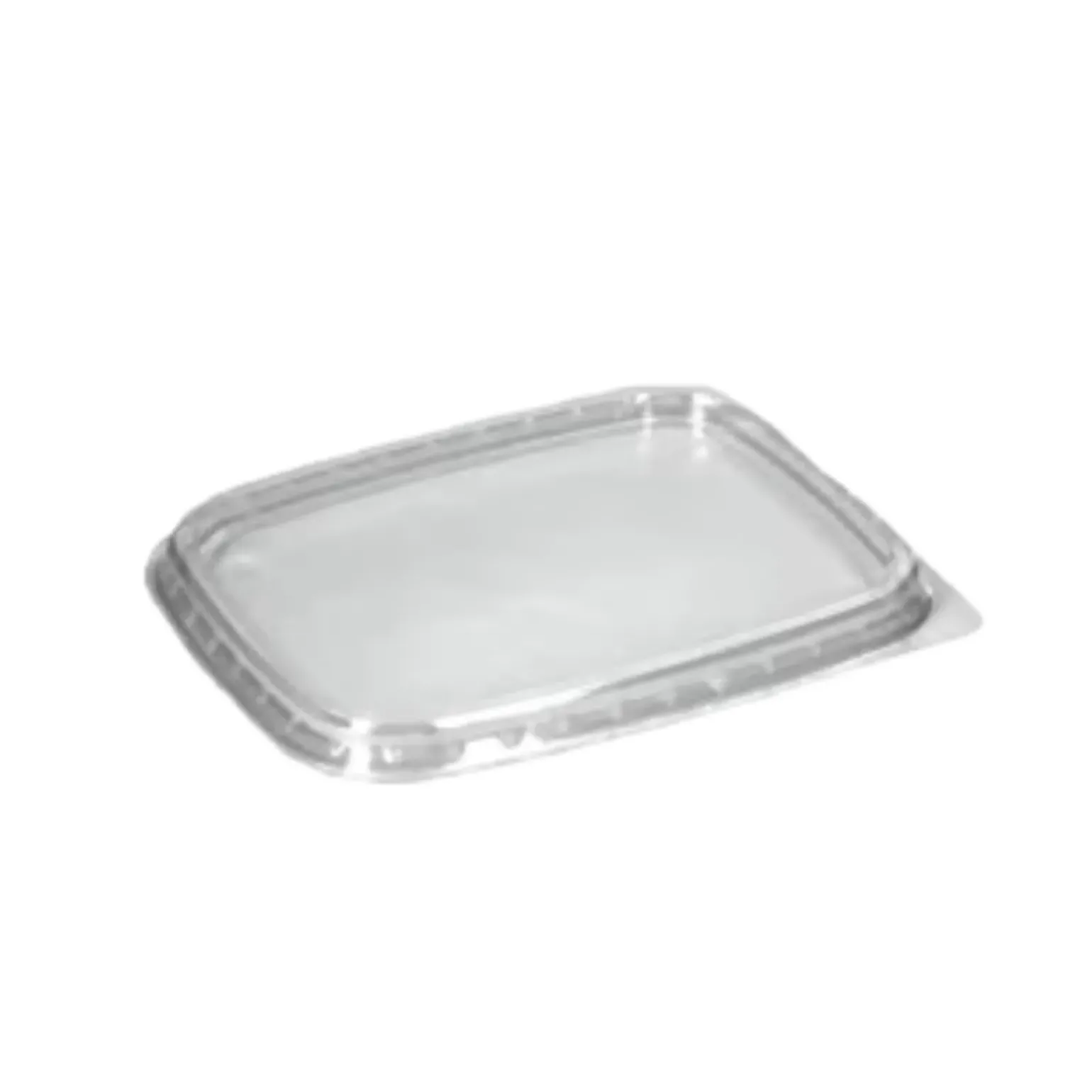Deksel Saladebak Rechthoek aPET T1 (50 stuks van 10,8x 8,2 cm)
