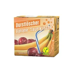 Durstloscher banane sauerkirsche (12x 50cl)