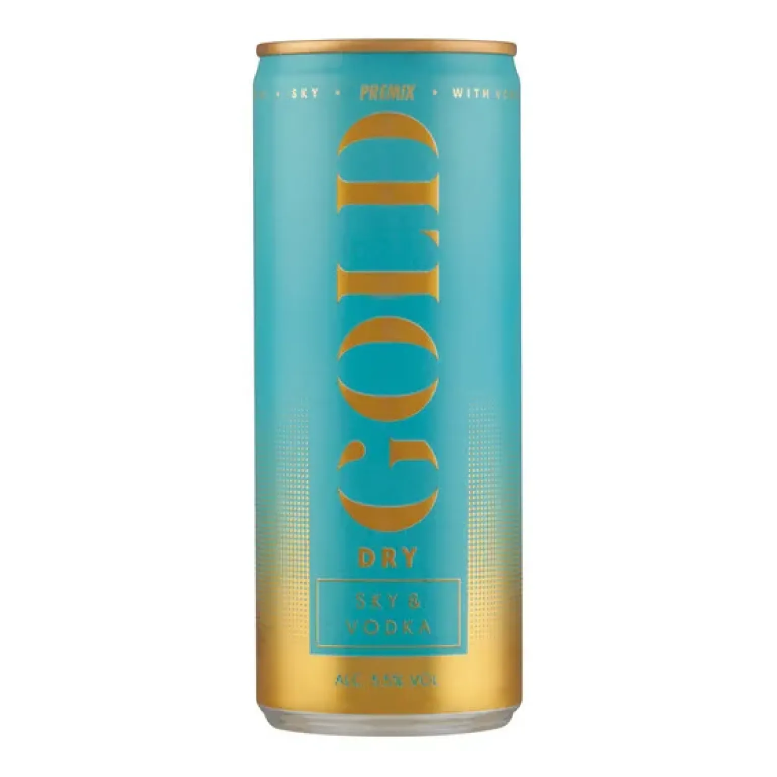 Gold Dry Sky & Vodka Blik (12x 250 ml)