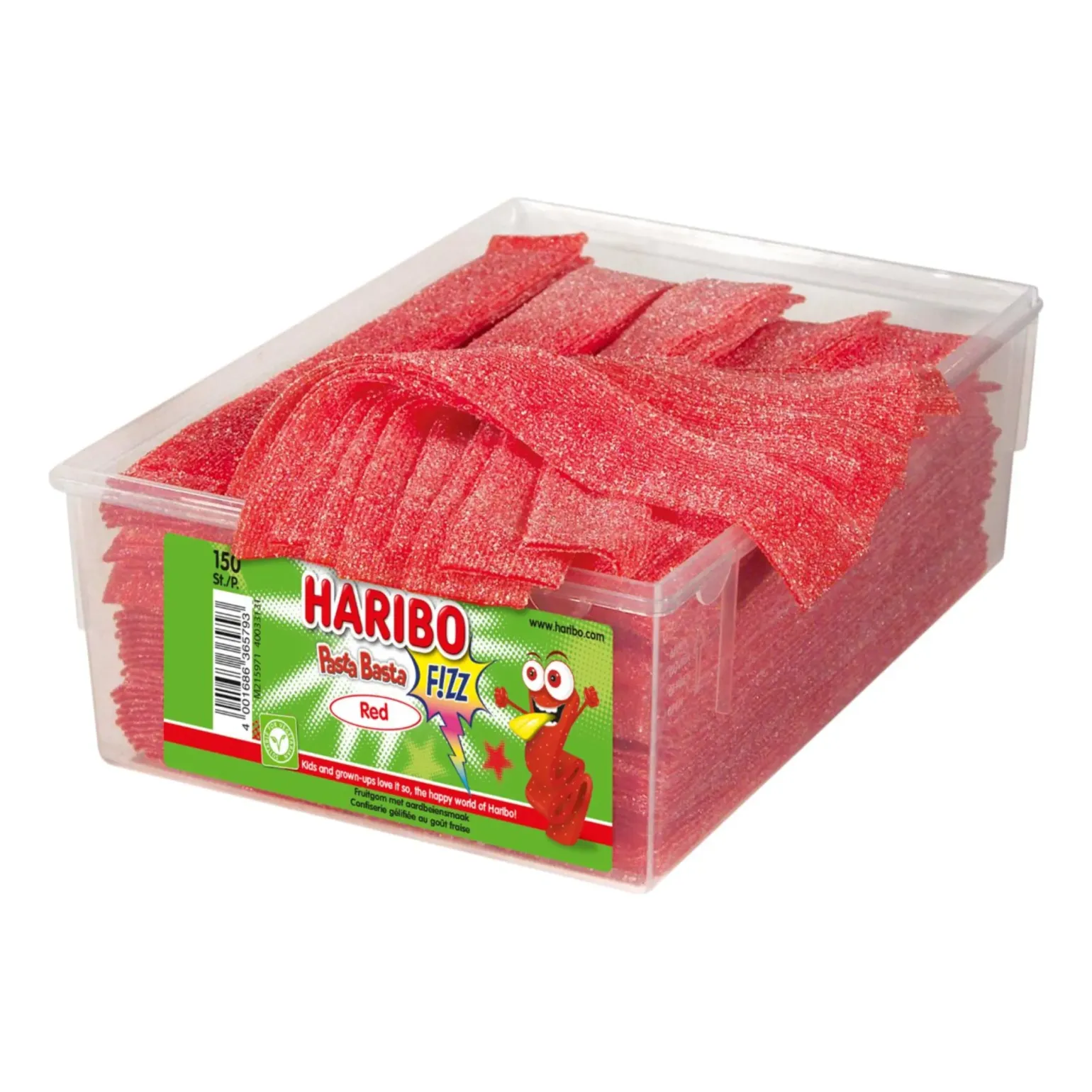 Haribo Pasta Basta Aardbei (150 stuks)
