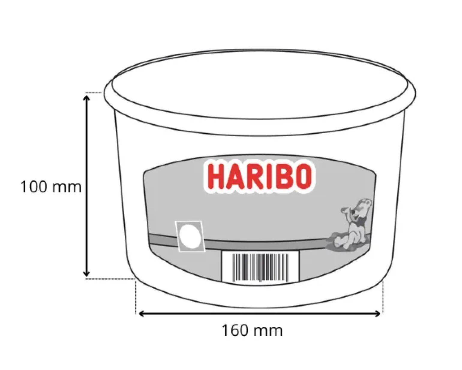 Haribo Schuim Lovers (150 stuks)