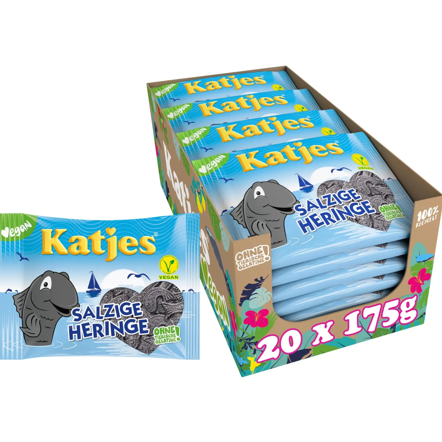 Katjes Salzige Heringe (20x 175g)