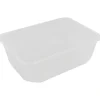 Kilobak 1000ml. PP wit 186x133x63mm (50 stuks)