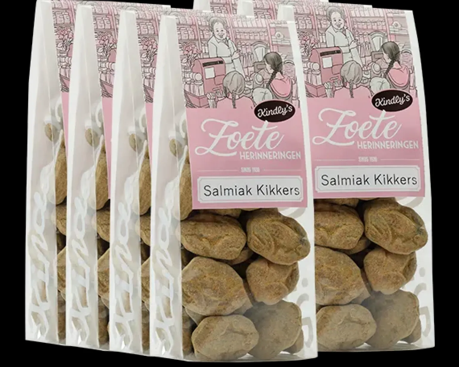 Kindly’s Salmiak Kikkers (7x 180gr)