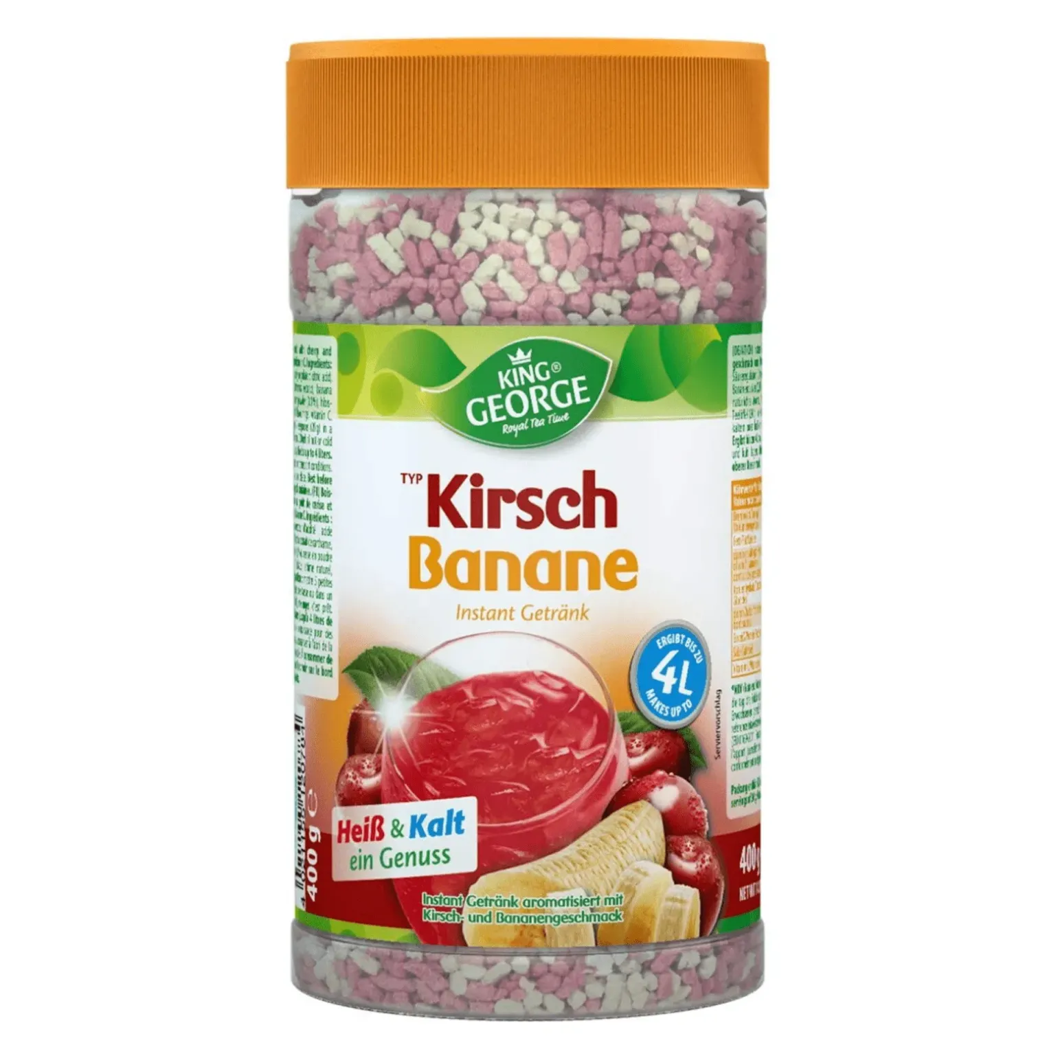 King George Getrank Kers & Banaan (12x 400gr)