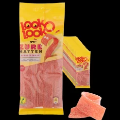 Look-O-Look Zure Matten Aardbei (18x125gr)