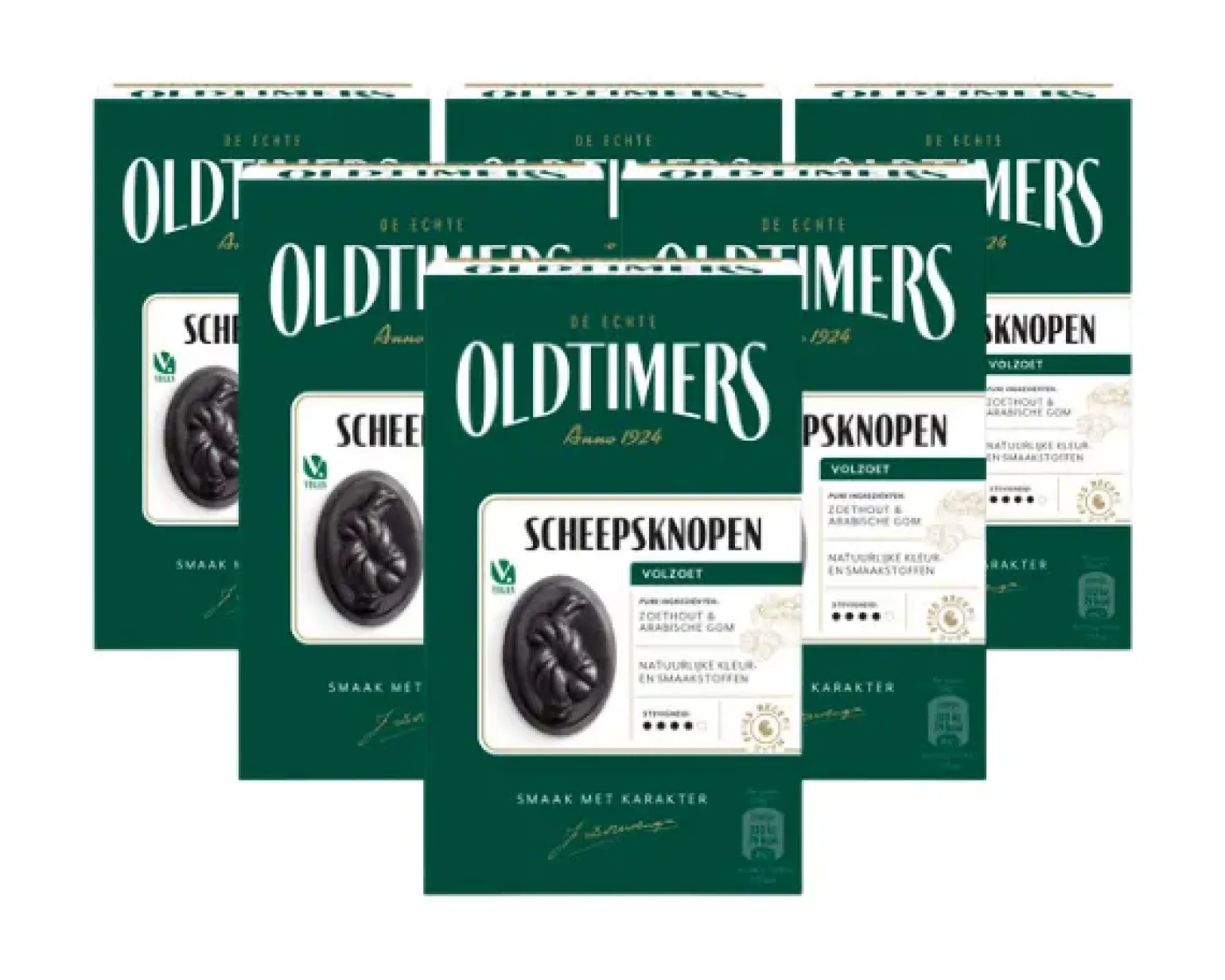 Oldtimers Zoete Scheepsknopendrop (6x 235gr)
