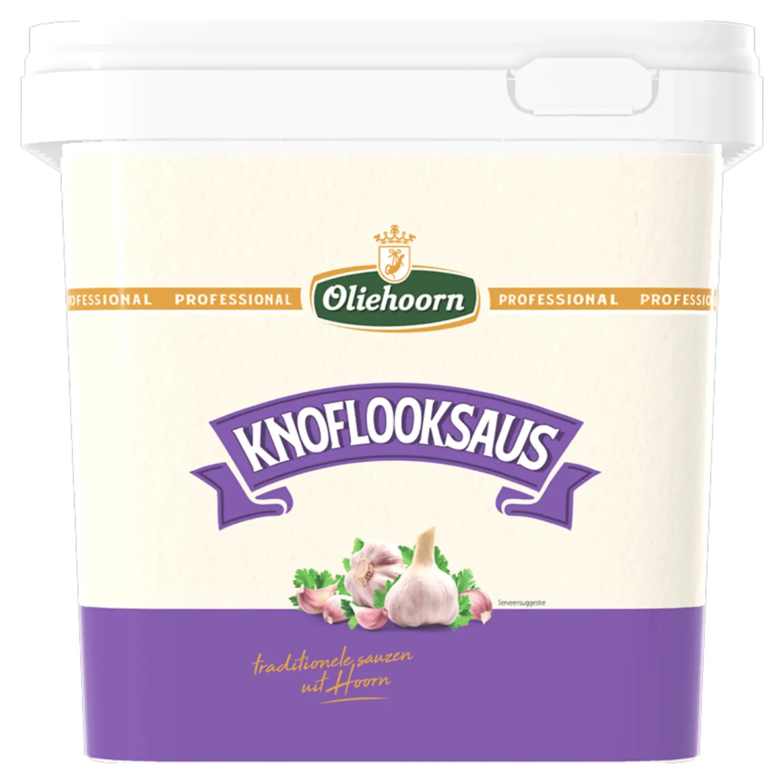 Oliehoorn Knoflooksaus Emmer (2,5 liter)
