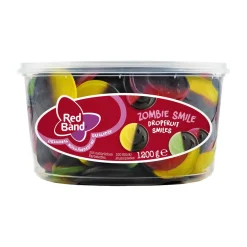 Red Band Dropfruit Smiles (100 stuks)
