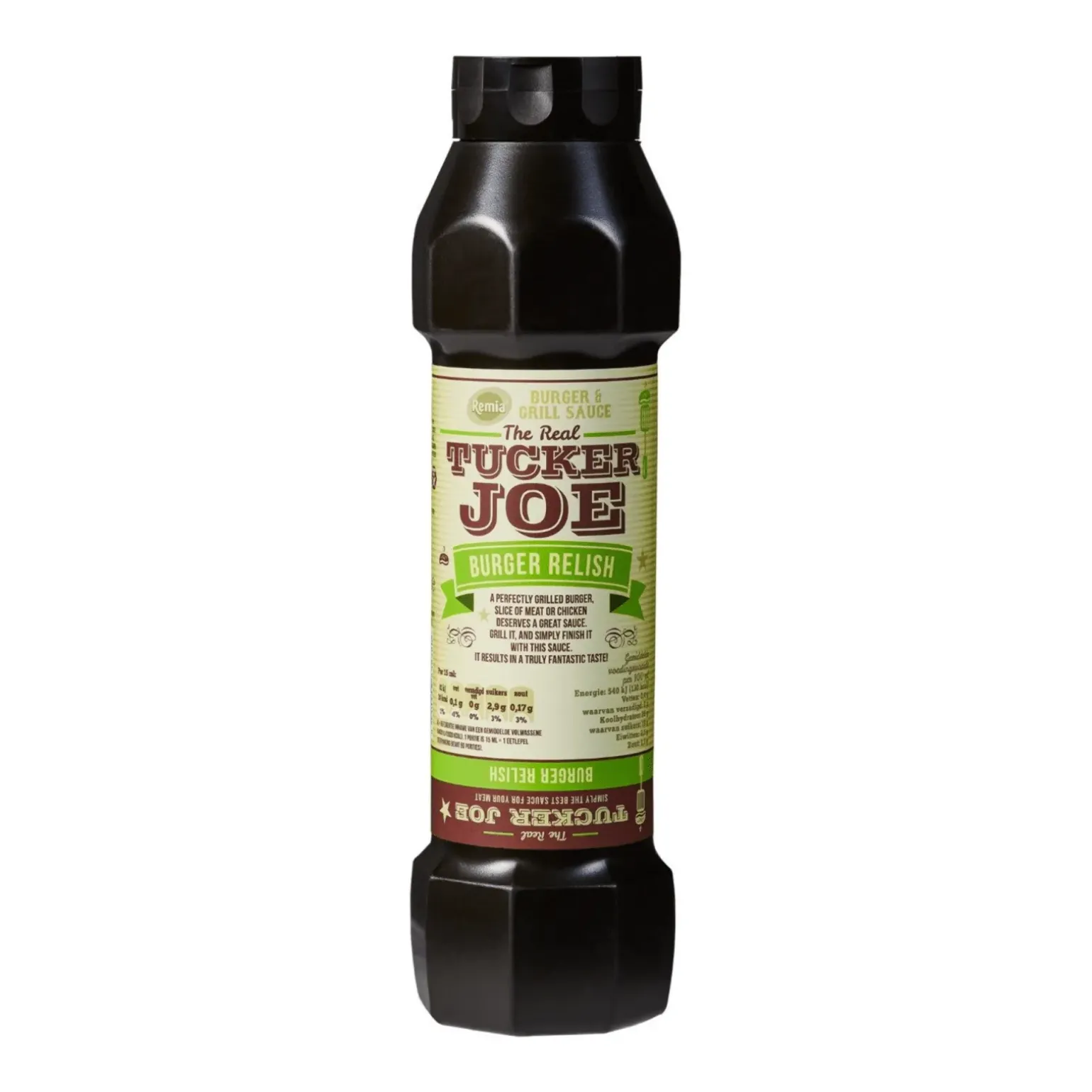 Remia burger & grill sauce tucker joe burger relish (800ml)