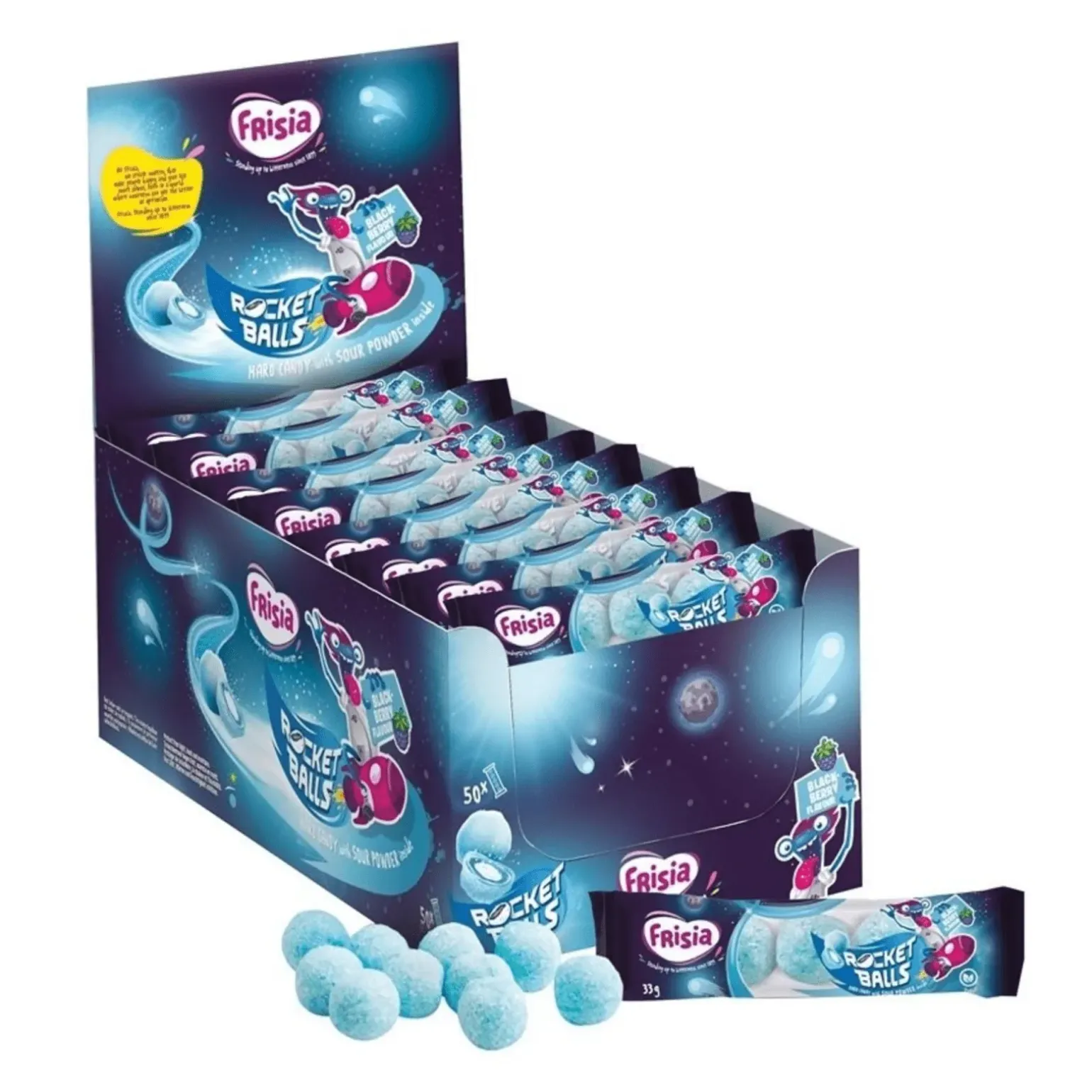 Rocket Balls Zure Kogels Bramen (50x 5-pack)