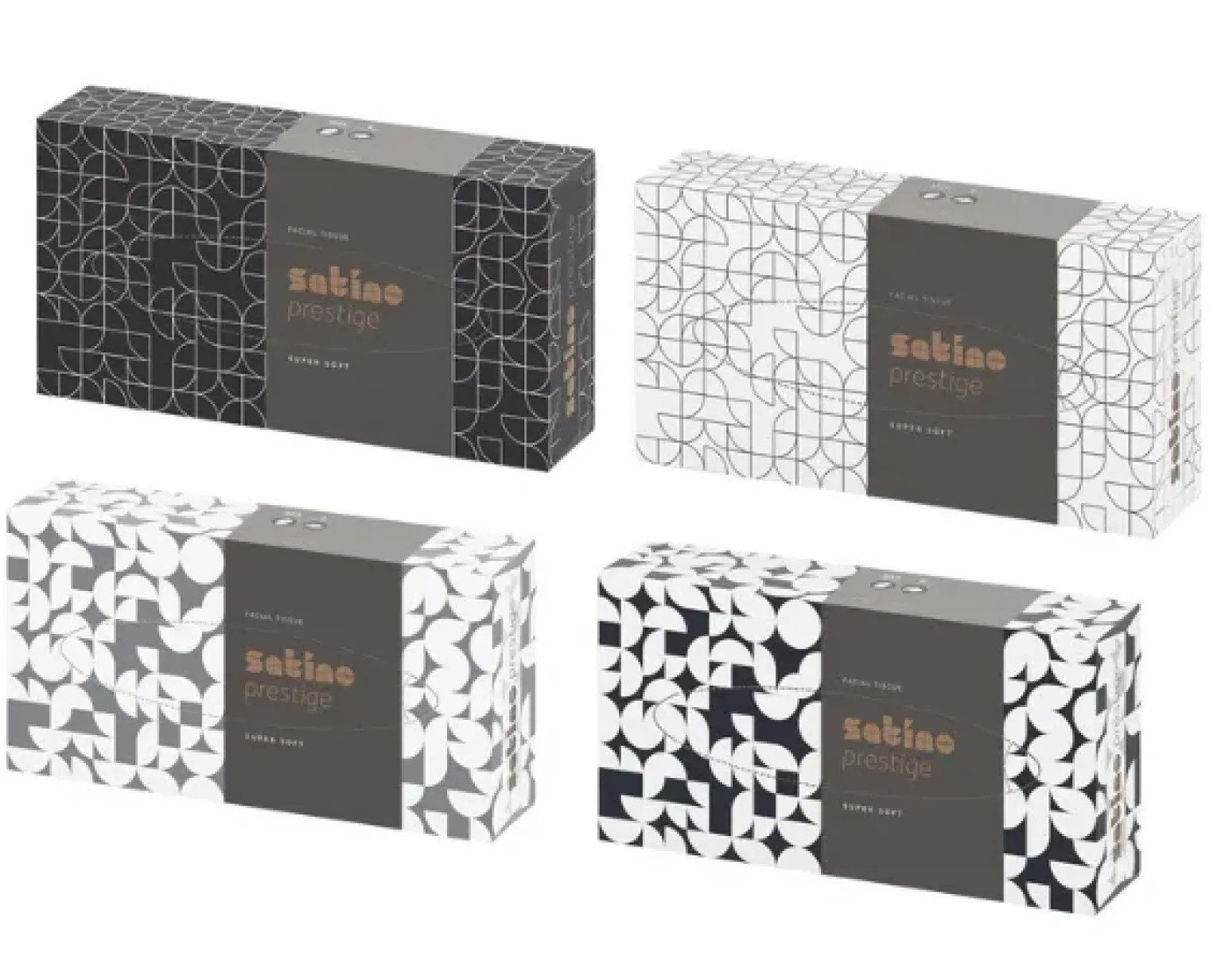 Satino prestige facial tissues 2 laags (40x 100 stuks)