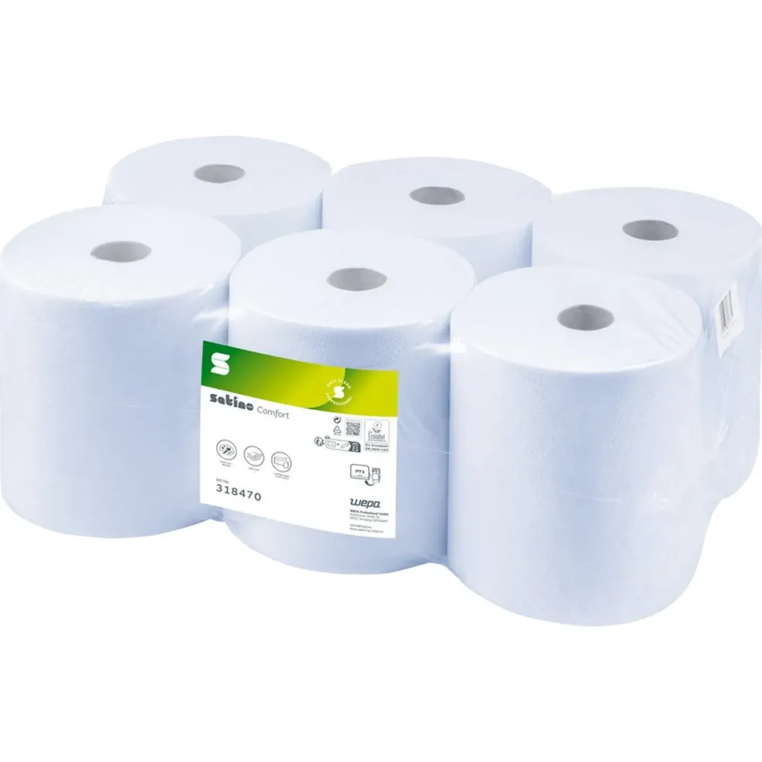 Satino SYS1 GreenGrow Handdoekrol 2-laags 175 meter (6 stuks)