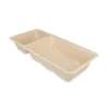 Snackbakje A22 Bagasse PFAS-vrij (A9+saus) (500 stuks)