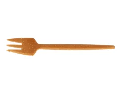 Snackvork met snijrand herbruikbaar 130 mm (250 stuks)