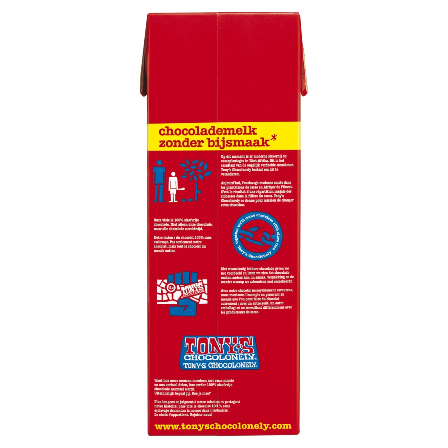 Tony’s Chocolonely Fairtrade Chocolademelk (8x 1 liter)