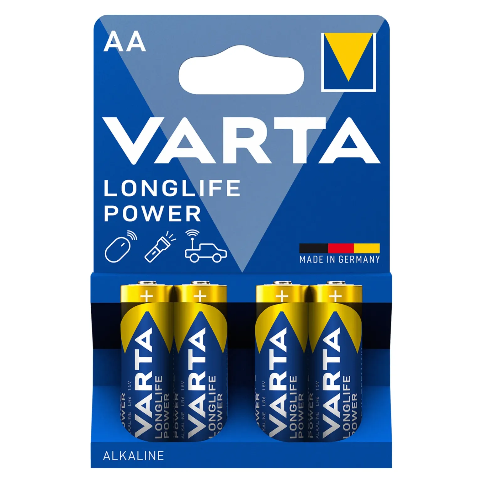 Varta AA Longlife Power Alkaline Batterijen (20x 4 stuks)
